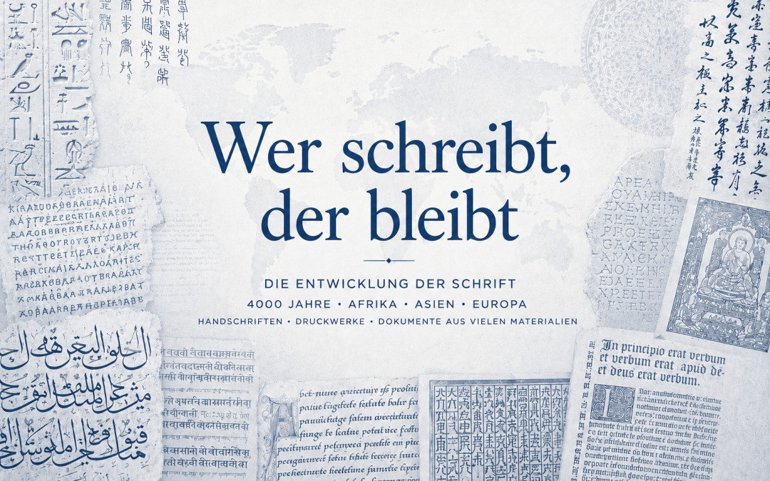 Wer schreibt, der bleibt!